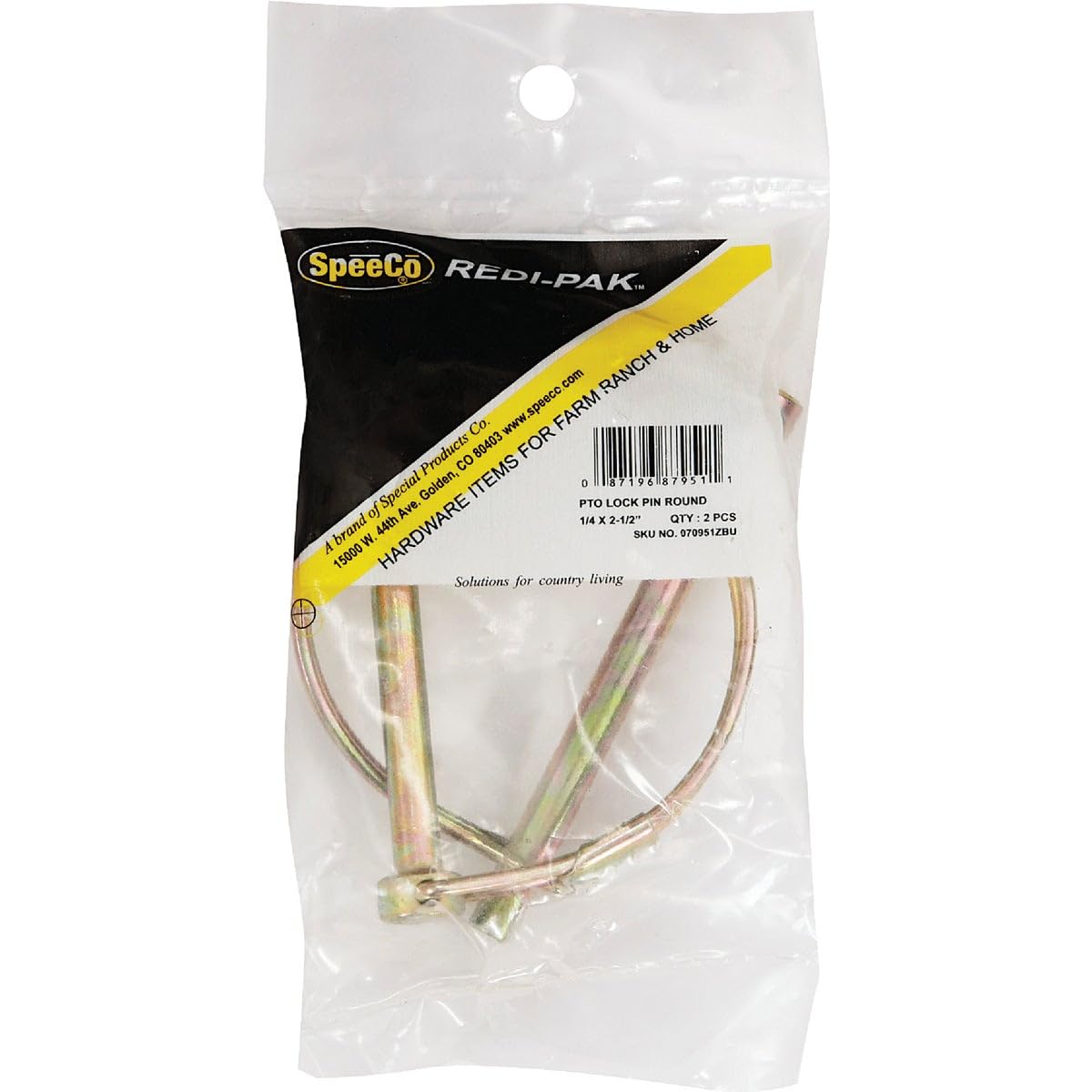 Amazon.com: Speeco Farmex 070951ZBU-P951ZBU PTO Locking Pin