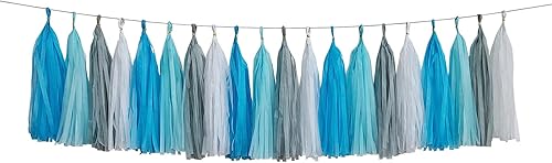 Guirnalda de borlas brillantes de papel de seda decoración de mesa kits de bricolaje para decoración de fiestas de borlas paquete de 20 unidades