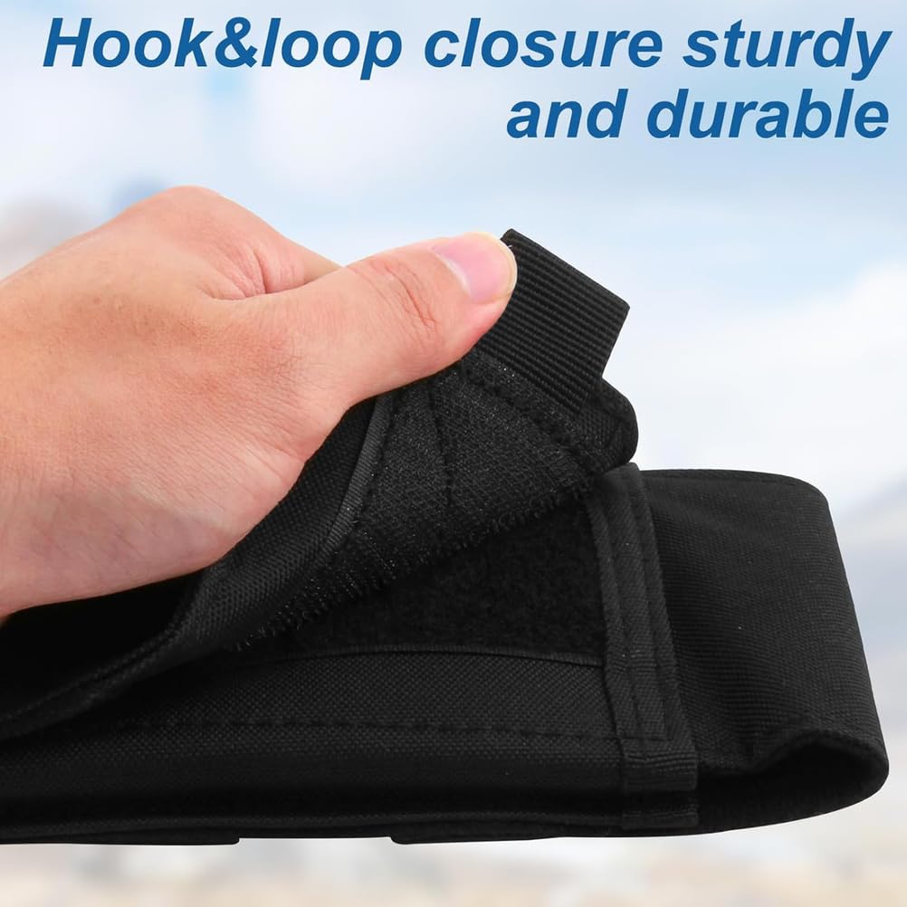 Pochette Universal Mobile, Holster Phone Ceinture Sac de téléphone Portable Étui Nylon Cell Holder pour Hommes et Femmes Randonnée, Travail, Camping en Plein air,ACU