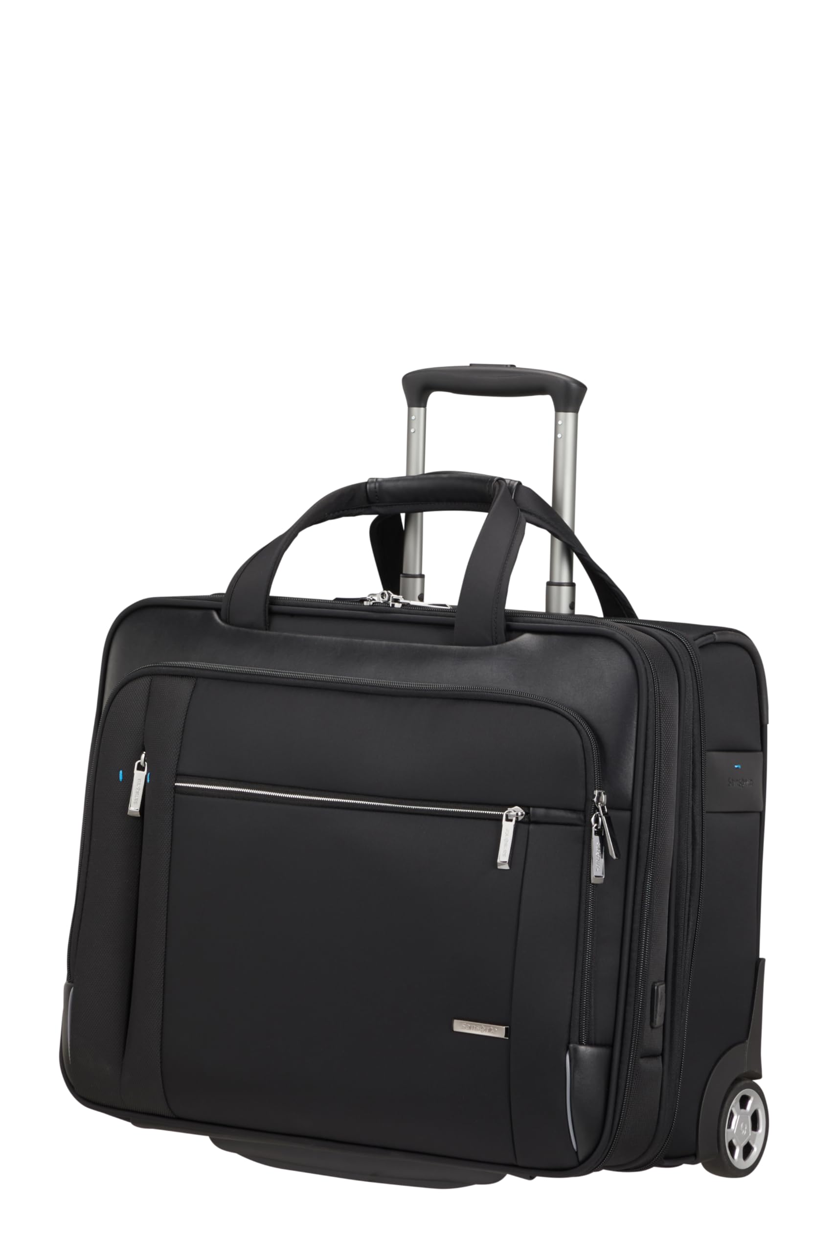 Samsonite Spectrolite 3.0 - Laptop Rolling Bag 17.3" with Smart Features, Practical Interior Layout, Business Trolley - 37.5/42.5L - Black