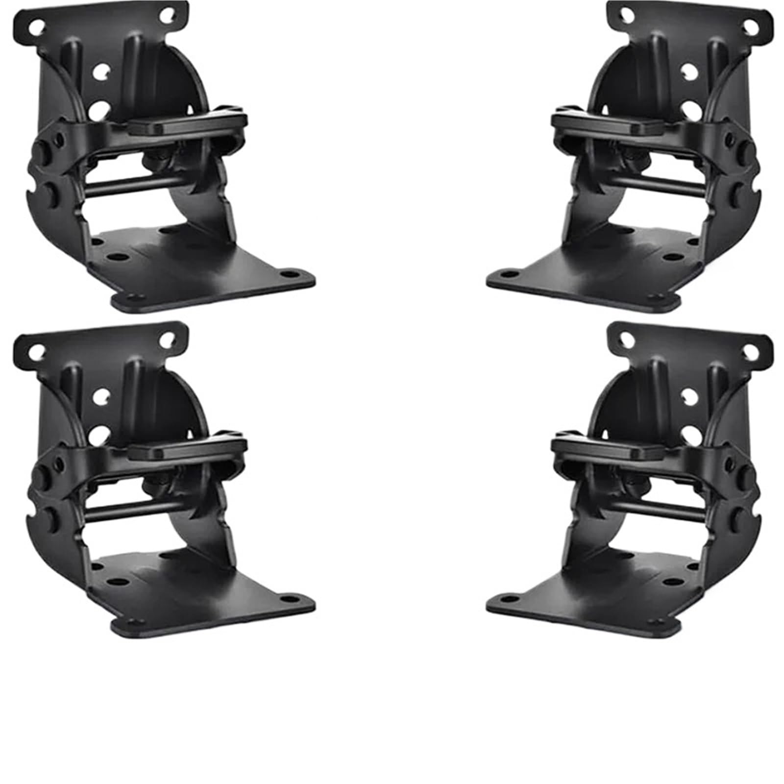 Bisagra de bloqueo plegable ángulo recto de 90 grados autoblocante engrosada 2/4/6/8 piezas muebles(4pcs with Screws)