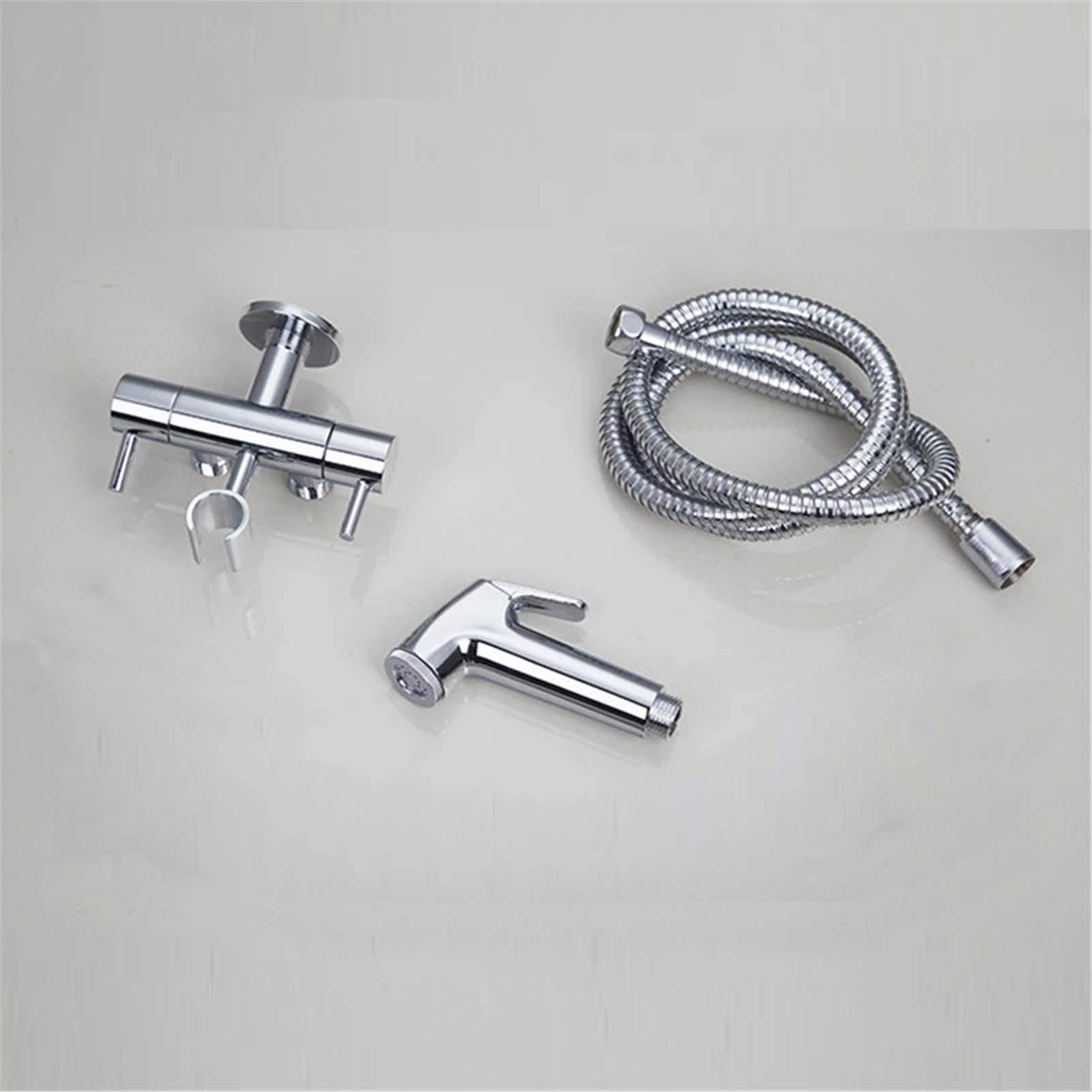 ICOBES Badezimmer Bidet Wasserhahn WC Bidet Handbrause Wandmontage Single Water Way Single Handles Mischbatterie