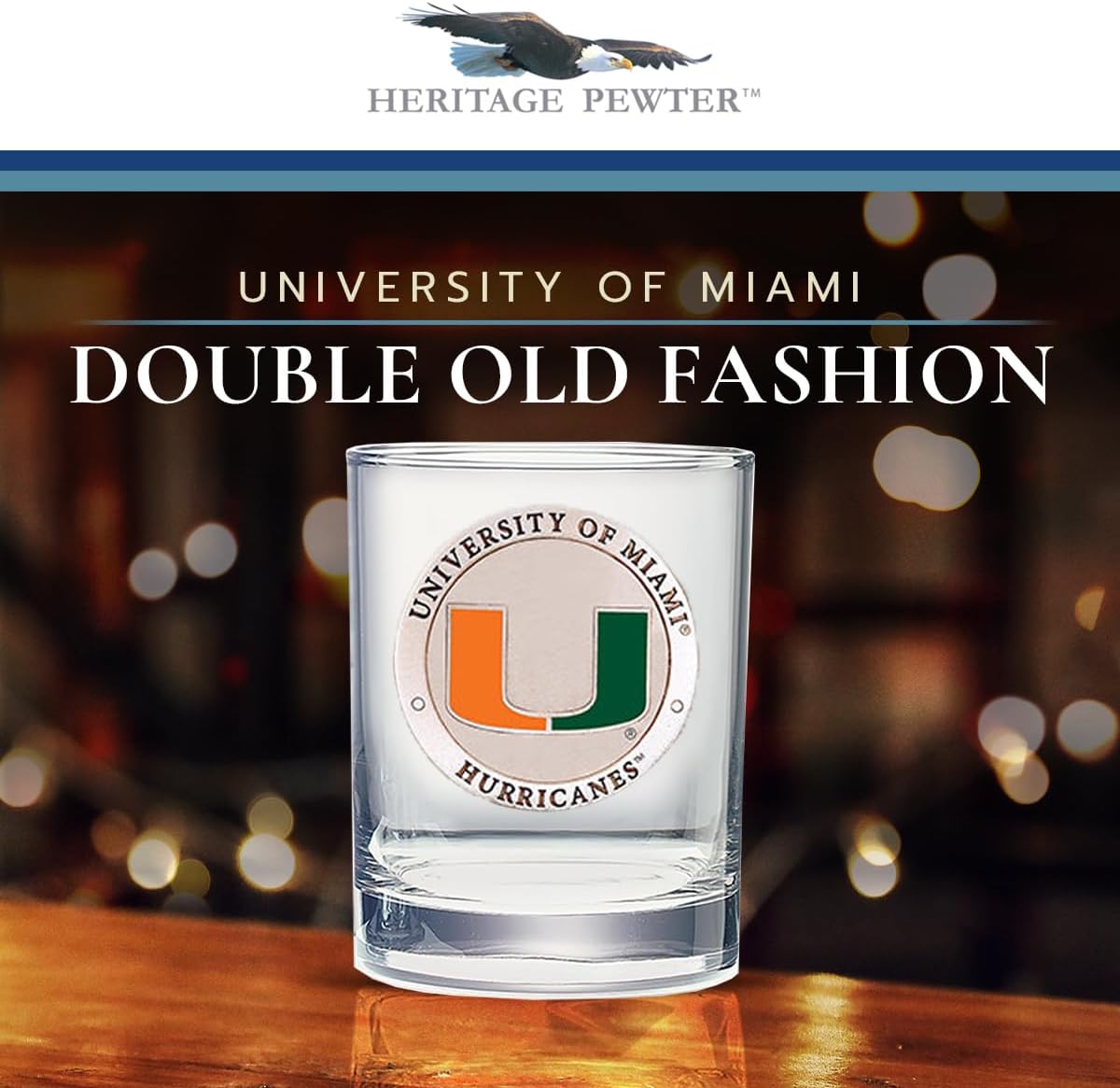 Heritage Pewter Miami Double Old Fashion | Double Rocks Glass 14 OZ for Liquor | Expertly Crafted Pewter Glass - Image 4