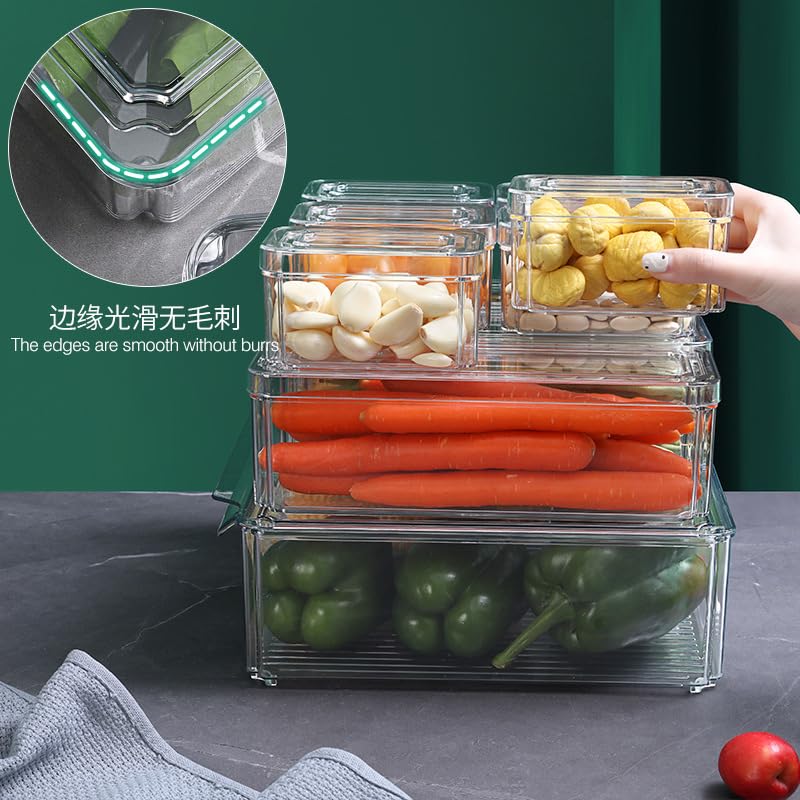 Amazon | YTCYKJ 食品保存容器 10点セット 食品貯蔵タンク 蓋付き 保存  