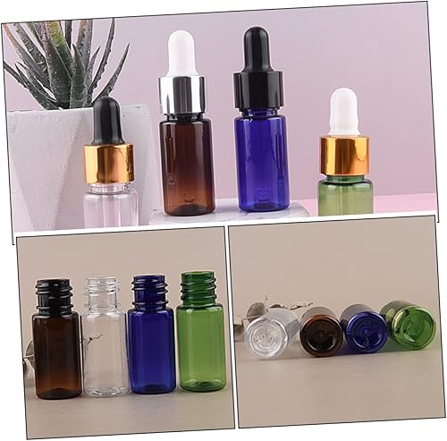 Miniatura 2 de Botellas de vidrio con cuentagotas de aceite esencial, botellas de vidrio con cuentagotas ámbar, botellas de viaje a prueba de fugas, frascos de