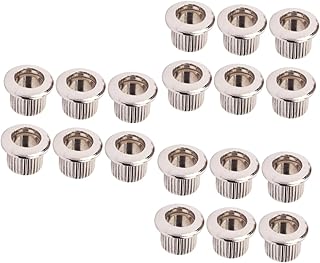 SUPVOX 18 pcs electric guitar accessories electric guitar parts guitar tuning machines guitar tuning keys ukelele tuner Guitar Conversion Bushings Adapter Ferrule Guitar Tuning Peg bass