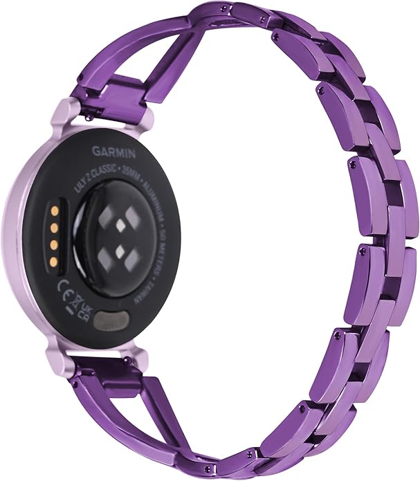 Correa de acero inoxidable para Garmin Lily/Lily 2 miniatura 4