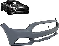Vista 7 de Cubierta del parachoques delantero imprimado reemplazo para Mustang excepto Shelby modelo 2015 2016 2017