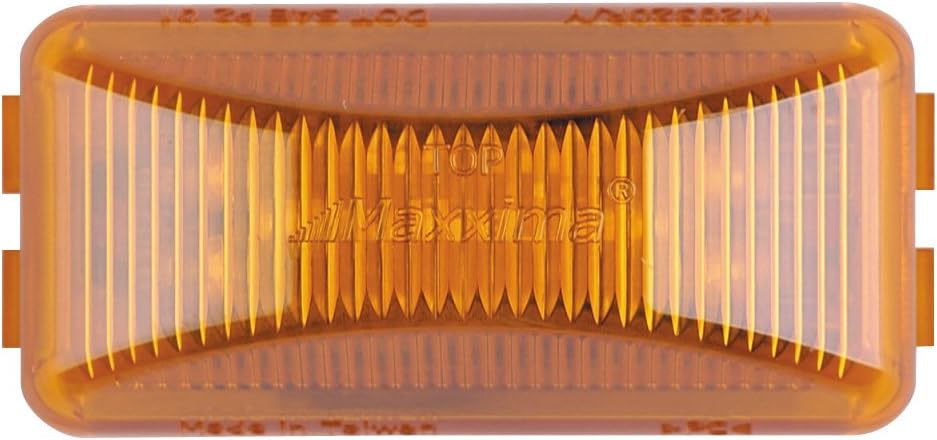 Maxxima M20320Y Amber 2-1/2" Rectangular LED Clearance Marker Light