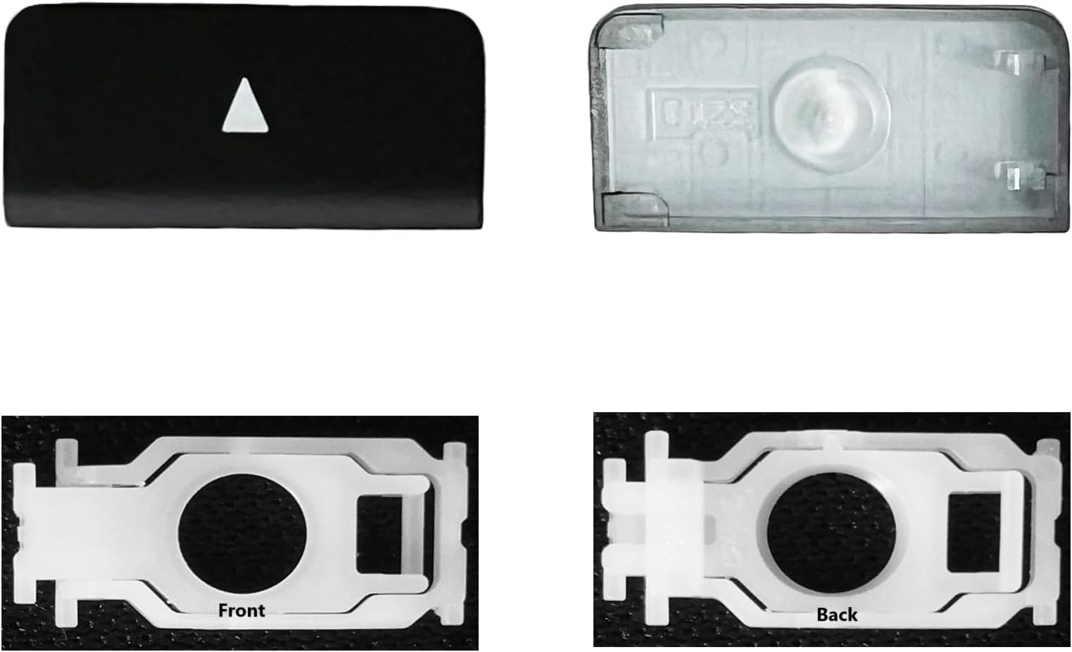 Individual Key Cap with Hinge Replacement for (M1 M2) MacBook Pro A2141 A2251 A2289 A2338 A2442 A2485,Replace for MacBook Air A2179 A2337 A2681 Keyboard Keycap (Up Arrow Key)
