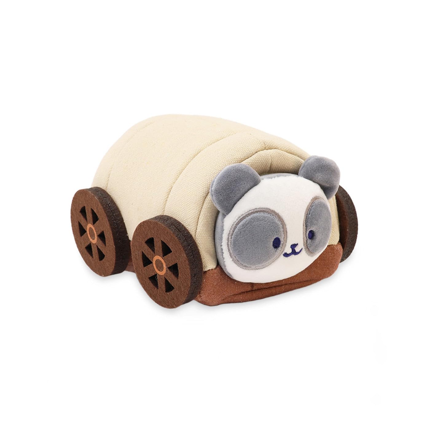 Anirollz Stuffed Animal Plush Toy Western Wagon Pandaroll Small Outfitz Plush Doll | Soft, Squishy, Warm, Cute, Comfort, Safe Birthday Gift Kawaii