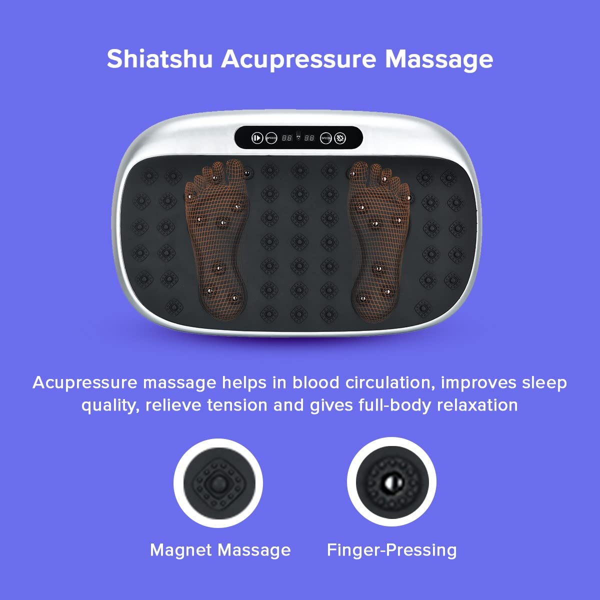 EILISON Atom Vibration Plate Exercise Machine Full Body Vibration