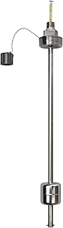 Madison TL4570-10369 Stainless Steel Tape Level Indicator, 100 psig Pressure, 2' Solid Pipe Plug, 33' Stem Length