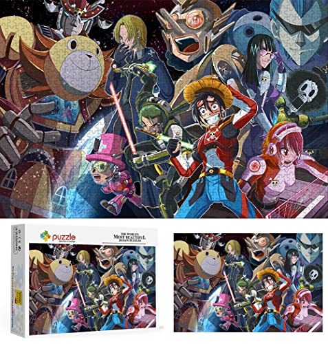 Puzzle 2000 Piezas para Adultos, Puzzle Anime One Piece, Rompecabezas de Niños Adolescente...
