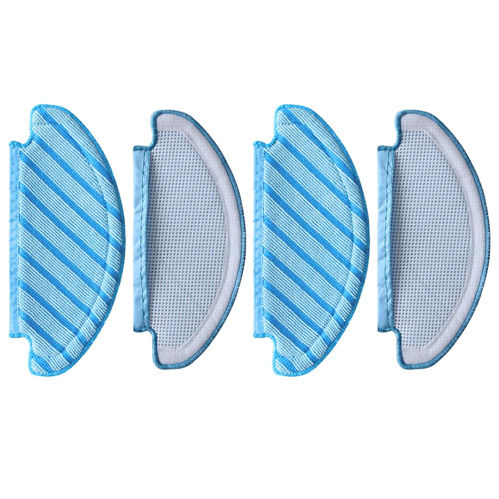 Microvezel Stoomreiniger Pads, 2 Stuks Wasbare Driehoekige Vervangende Doeken Compatibel met Shark H20 X5 S302 S001