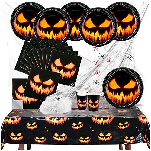 COM-FOUR® Set di decorazioni per Halloween da 26 pezzi con...