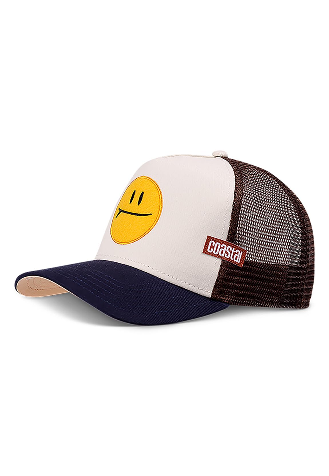 Coastal Trucker Cap SURF and Smile Khaki