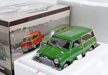 Amazon | 京商 1/18 ミニクーパー トラベラー グリーン ウッド