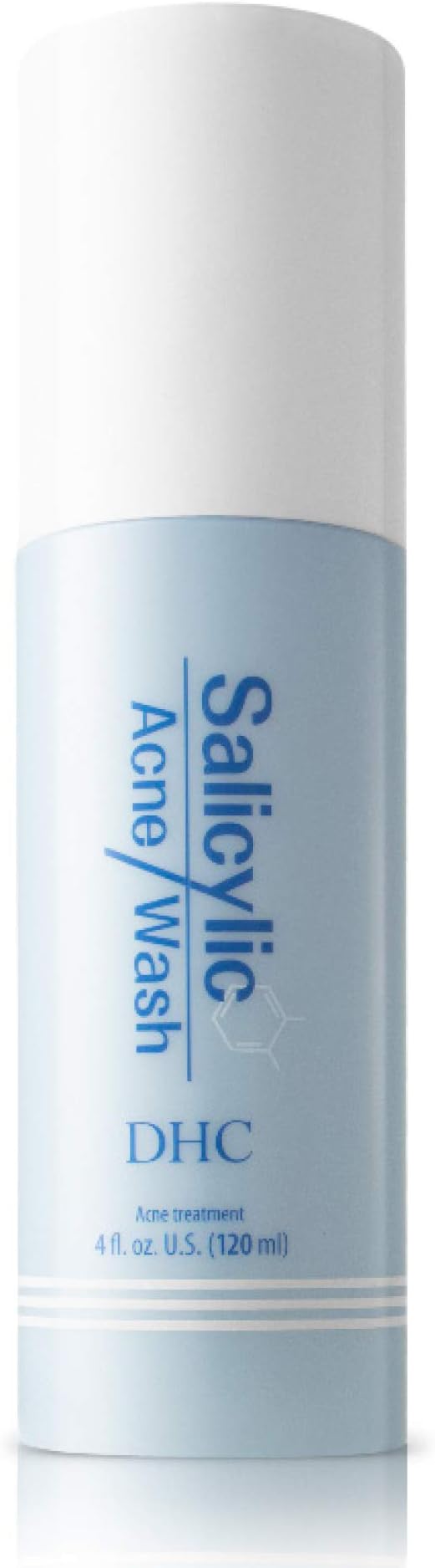 DHCSalicylic Acne Wash, Exfoliating Face Wash, Blemishes, Non-drying, 2% Salicylic Acid, Fragrance and Colorant Free, Ideal for Acne-Prone Skin, 4 fl. oz.