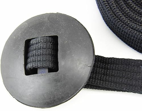 Vista 23 de Southwestern Equine Línea de estocada de tela plana de algodón de 35 pies con broche de perno y tope de goma (35 pies, zafiro)