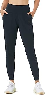 FITTIN Womens Joggers with Pockets - High Waist Yoga Pants Workout Tapered Sweatpants Women's Lounge Pants