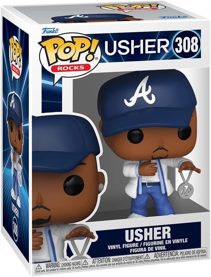 Funko POP! Rocks: Usher - Yeah! - Collectable Vinyl Figure - Gift Idea - Official Merchandise - for Kids & Adults - Music Fans - Model Figure for Collectors and Display