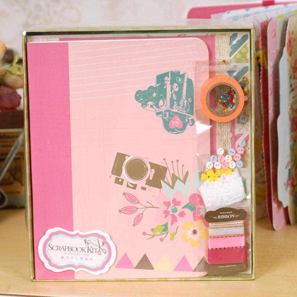 Amazon.co.jp: Retro Complete Scrapbooking Kit Gift Set Vintage