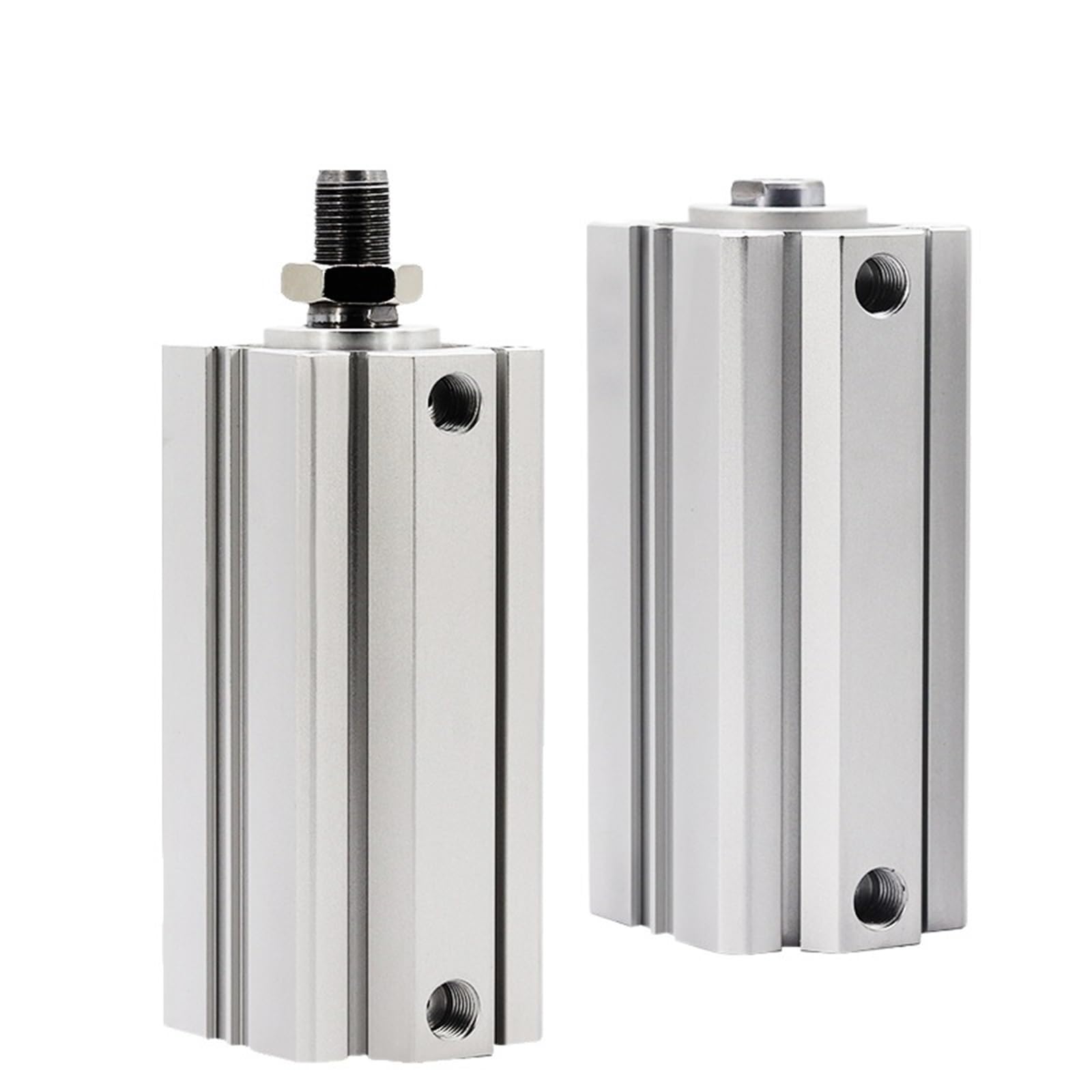 Rcgknnmuz Sda40 With Magnet 1Pcs Sda32/40/50/63Mm Bore 110 120 125 130 140 150Mm Lang Air Pneumatic Cylinder Compact Piston(,Stroke 110Mm)