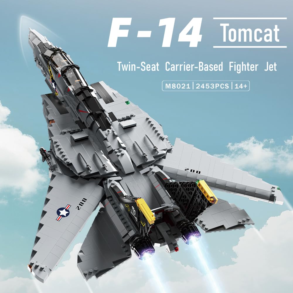 Amazon.co.jp: MISINI M8021 F-14 トムキャットファイタージェット