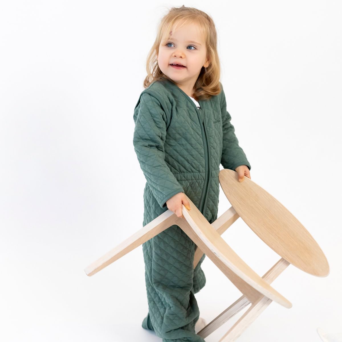 BEMINI Schlafsack Pady Quilted Jersey tog 1.5 Green