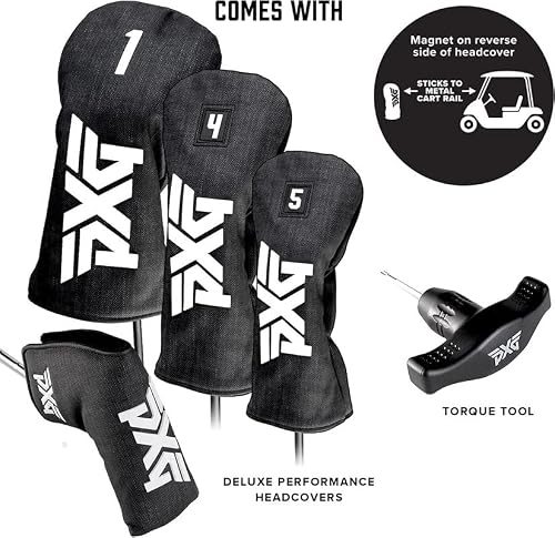 Pxg 0211 Z Lucky 7 Or Tactical 10 Set From 6 Iron Thru Pitching Wedge, Driver, And Putter, Or With Fairway, Hybrid And Sand Wedge With Graphite Shafts - With Or Without Golf Bag #TOP1