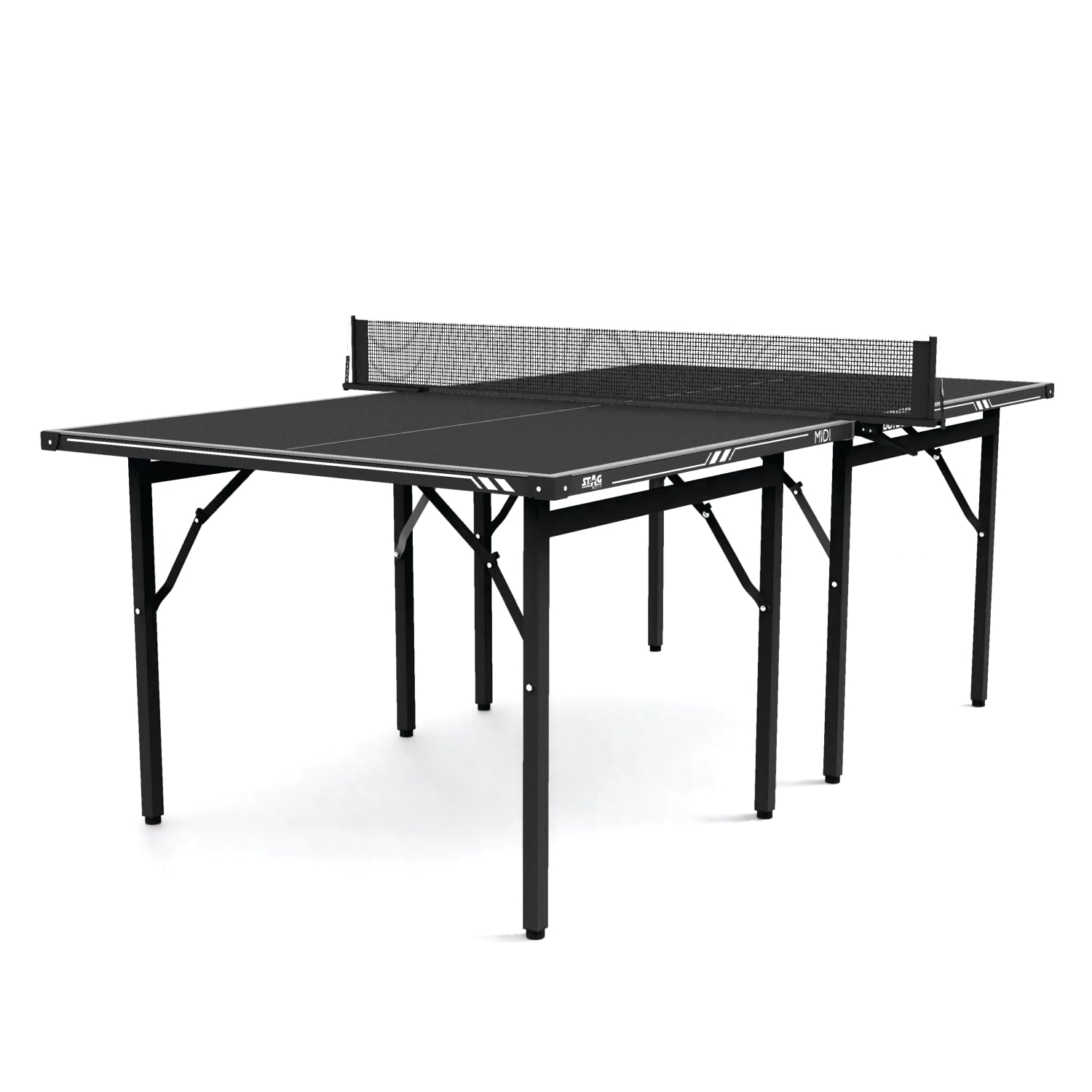 See full amazon price history chart for Stag Iconic Midi Table Tennis Table| Mid-Size Indoor-Outdoor Portable T.T Table with 12mm Top Thickness| Easily Foldable Space Saving Ping Pong Table-(1 Playset & Net Post Included) Stag Iconic Midi Table Tennis Table| Mid-Size Indoor-Outdoor Portable T.T Table with 12mm Top Thickness| Easily Foldable Space Saving Ping Pong Table-(1 Playset & Net Post Included) (B0CXN1HRY7) Amazon Price History, Amazon Price Tracker