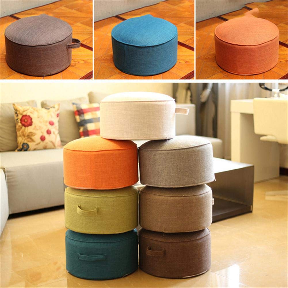 Méditation Coussin Yoga Zafu Rond Lavable Linge Maison Augmenter Le Futon Epais pour Méditation?Couleur aléatoire?
