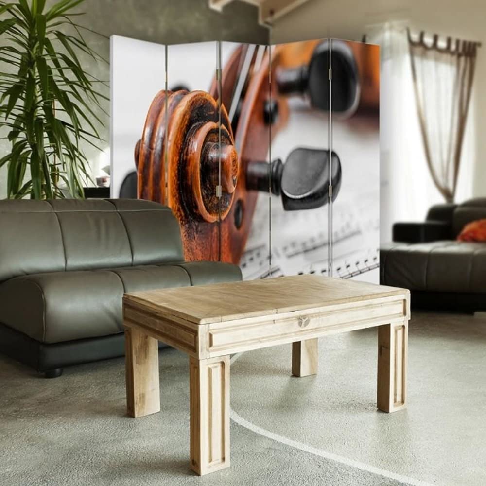 Legendarte - Paravent Classical Music - Cloison décoratif d'intérieur cm. 180x170 (5 x), Paravent - Cloison