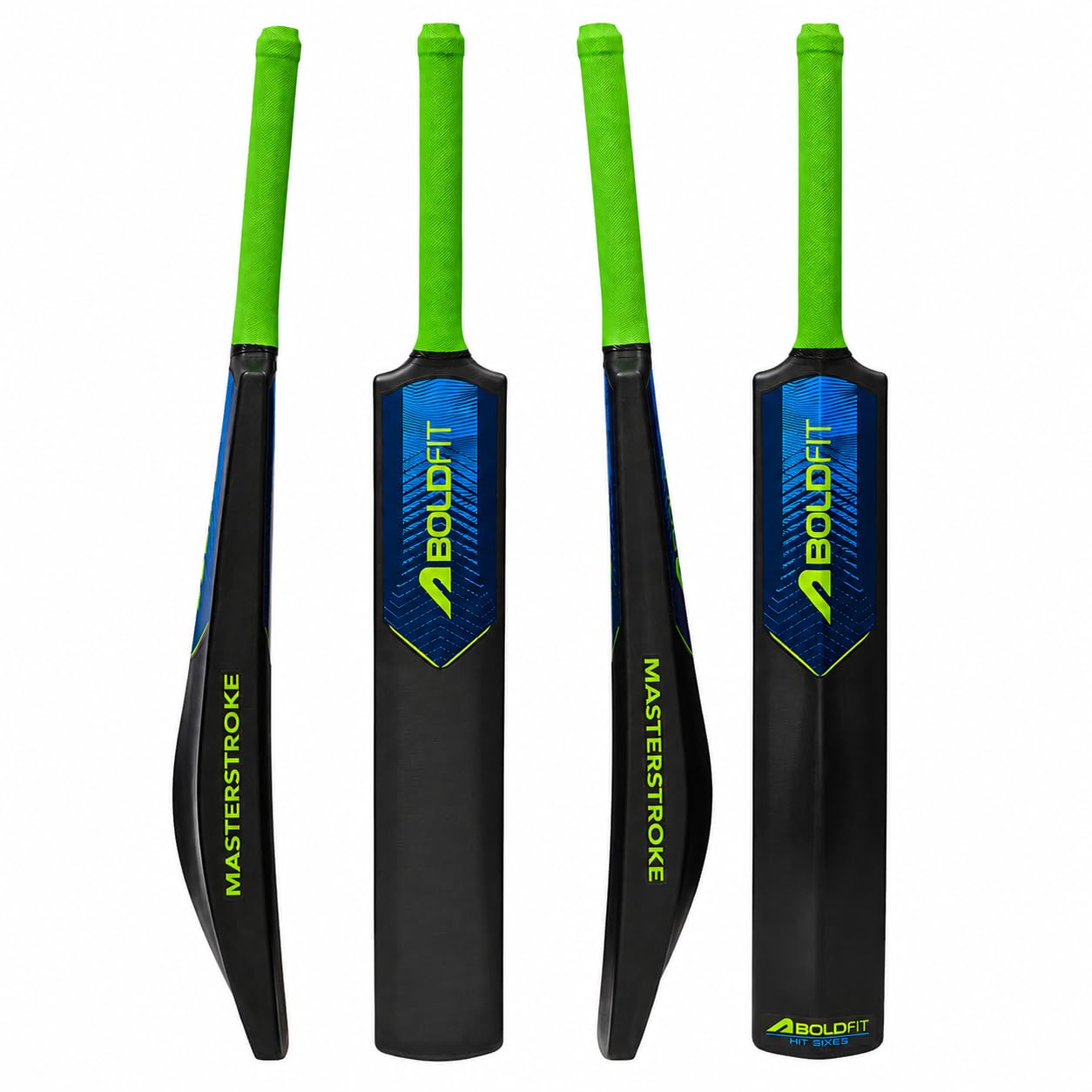 Boldfit MasterStroke Plastic Cricket Bat Full Size Durable Bats for Tennis & Wind Ball Lightweight Adult & Teen Tournament Match Bat, Blue, Size 8-picture-38