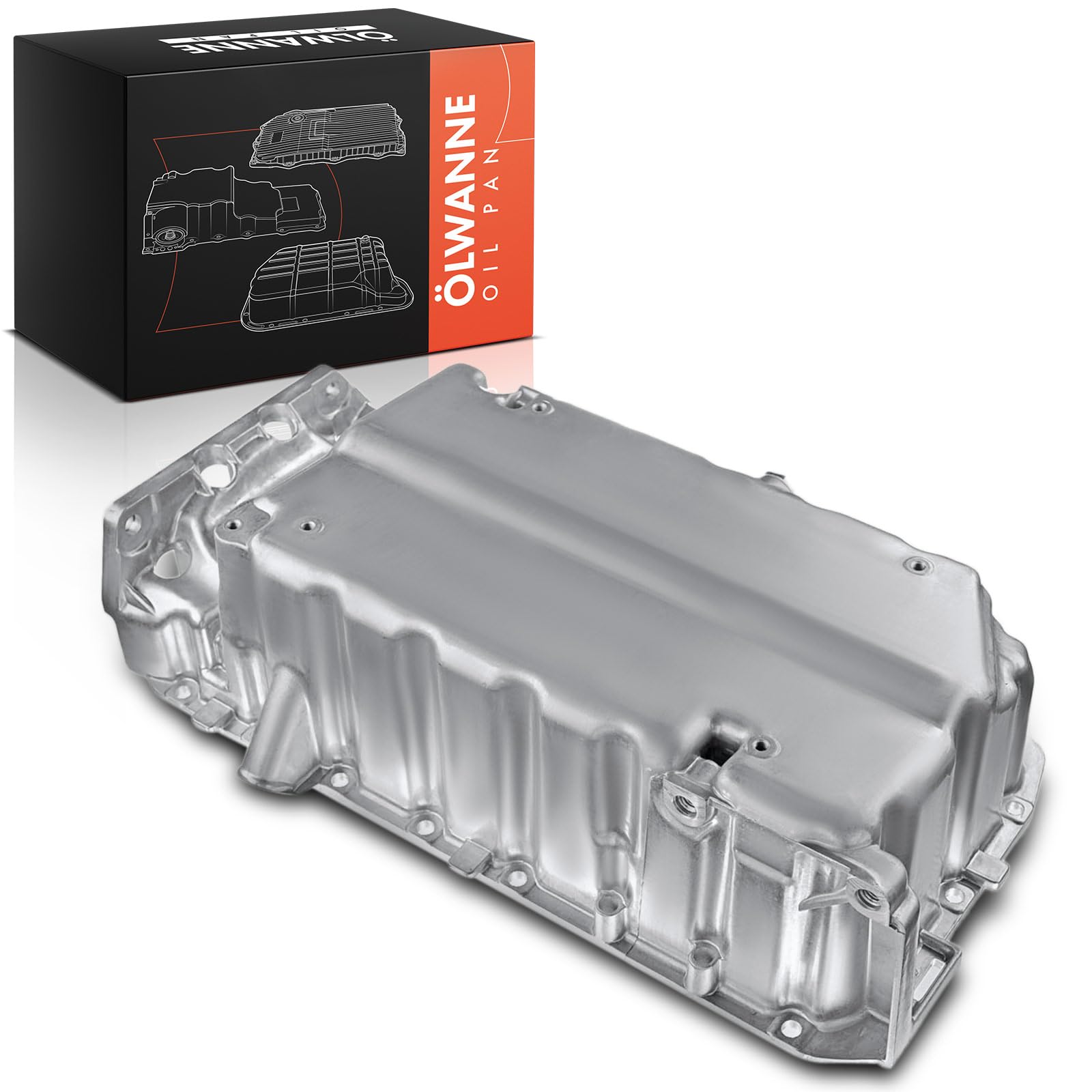 Frankberg Coppa dell'olio Coppa dell'olio Motore Diesel Compatibile con Galaxy WA6 2.0L Mondeo IV Turnier BA7 2.0L K.u.g.a I 2.0L S-Max WA6 2.0L C4 Grand Picasso I UA 2.0L Replace# 0301.Q3