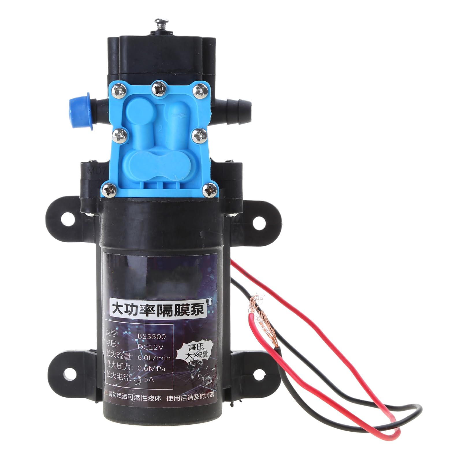 Yrohgkpn Multicolor Agricultural Water Pumps Portable Electric Diaphragm Sprayer Pumps Aquarium Fountain Boat Tool Circulation High Pressure Electric Water Pump