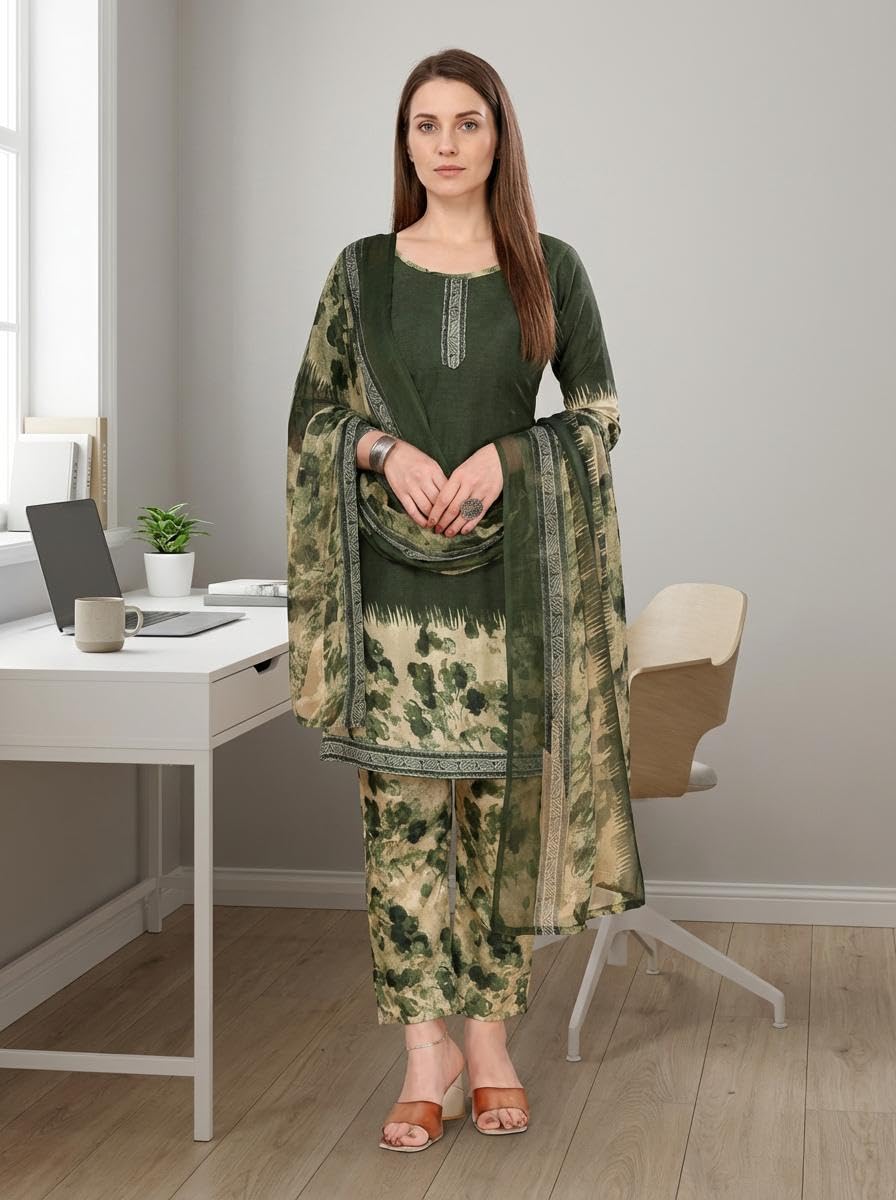 anand sarees ANAND Women's Unstitched Crepe Printed Dress Material-picture-35