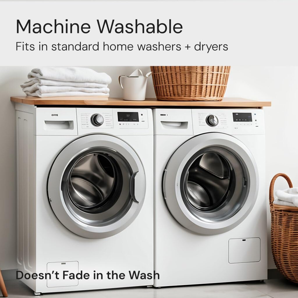 Wash + Dry Stitches 2x3 One-Piece Washable Rug with Rubber Backing, Small Mat for Entryway, Kitchen, Bathroom, Non-Slip Indoor Doormat, Washable Entryway Rug, Pet Friendly, Gray and White