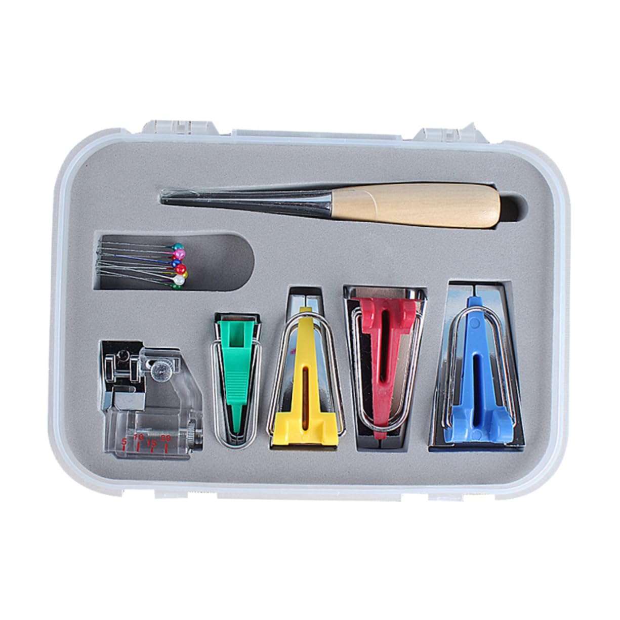 Operitacx Quilting Machines for Home Use Sewing Machine Accessories Set Bias Tape Makers Quilting Tools and Gadgets