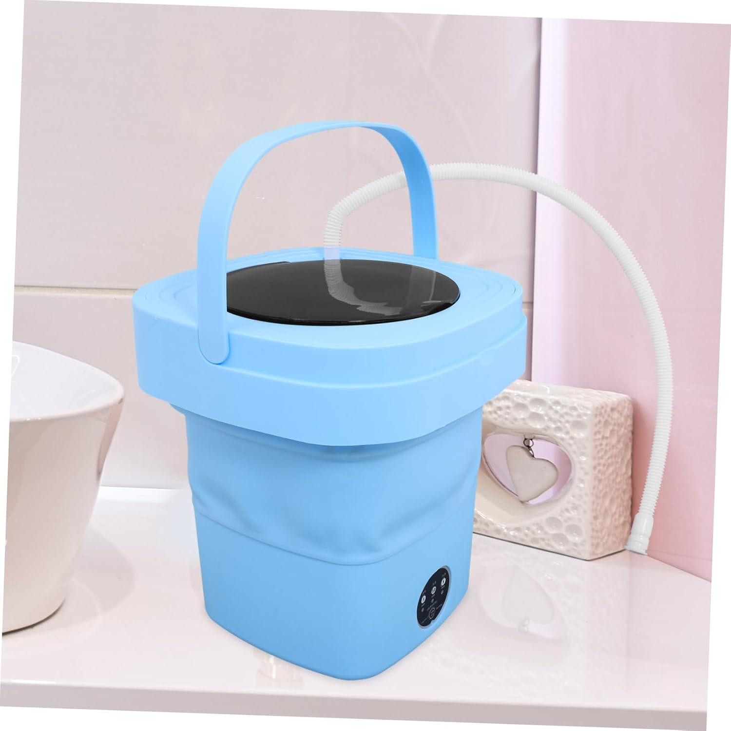 Machine Mini Washing Machine Portable Folding for Home Dorm Rv Energy-efficient Spin Dry