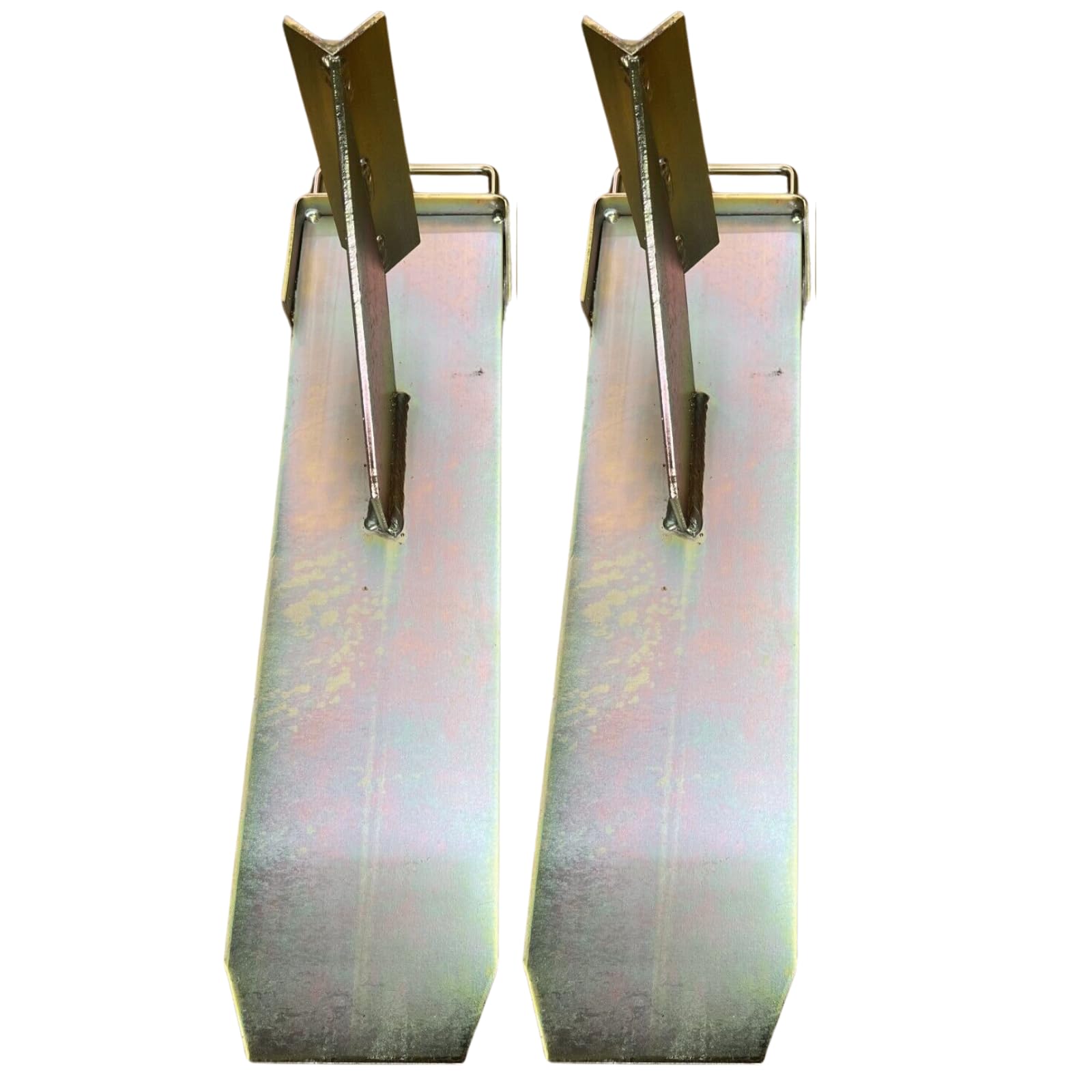 HILL TOP FABRICATIONS CO (1998) LTD - 2 x Extra Large Acro-Mate Prop Boys Brackets. Zinc Plated Gold, Long Lasting Non Corrosive Finish & Added Durability. Fits All Standard Acro Props British Made
