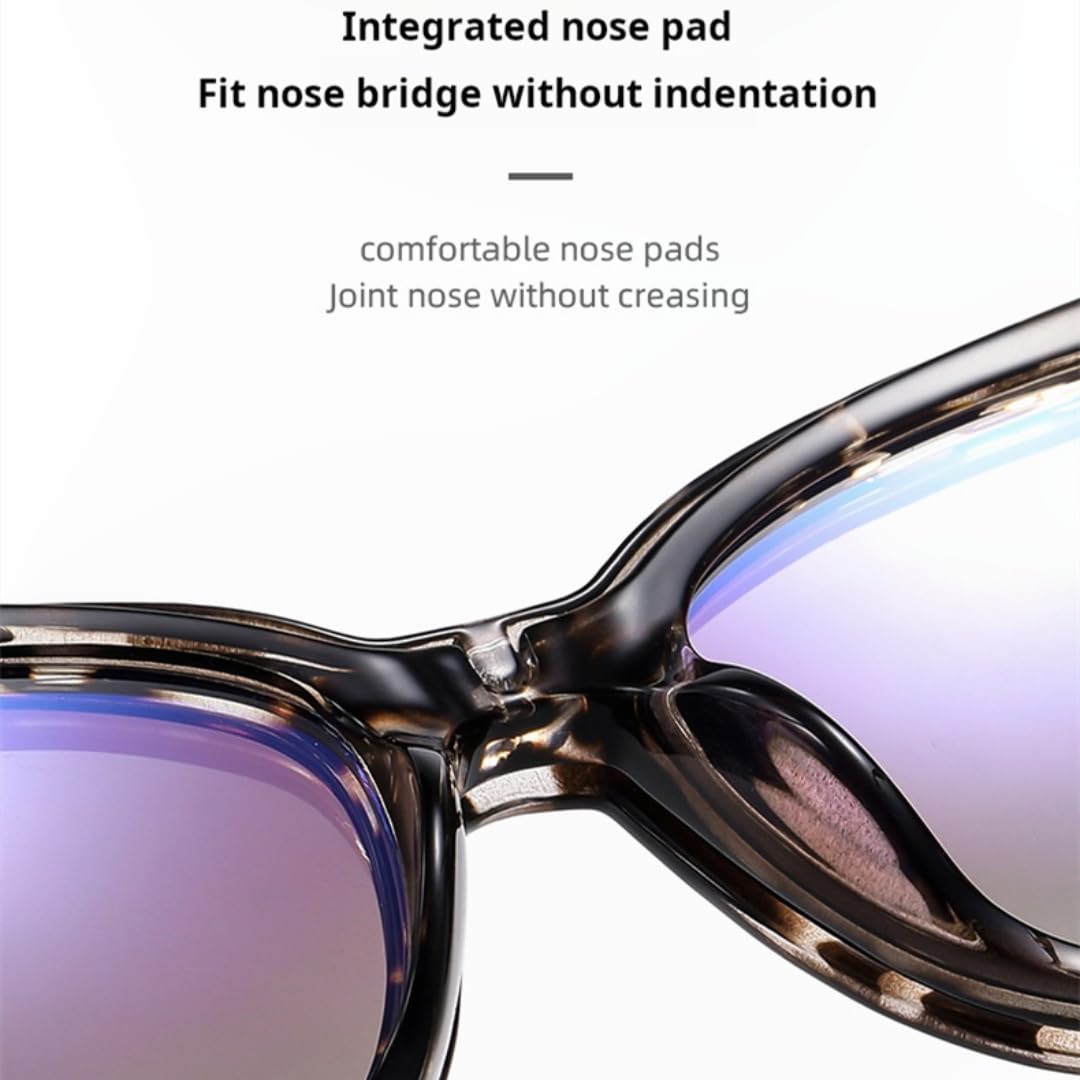Gafas de sol de moda para mujer, montura polarizada, con clip magnético.