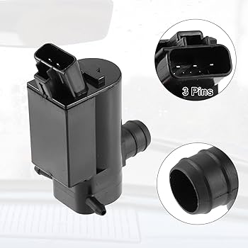 Amazon.com: X AUTOHAUX Car Windshield Washer Pump for Windscreen