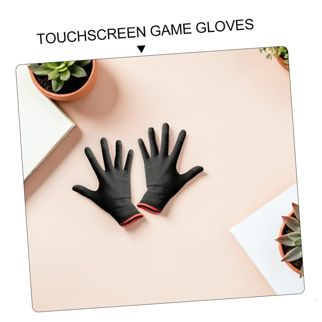 Hemobllo Guantes Para Juegos De Pantalla TáCtil Para TeléFono MóVil Guantes De Escalada Antideslizantes Y Transpirables Para Actividades Al Aire Libre Ajuste EláStico CóModo