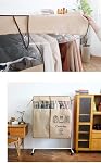 JOONOR Large Hanging Garment Cover Garment Storage Bag with Transparent Window 35.4" x 43.3"