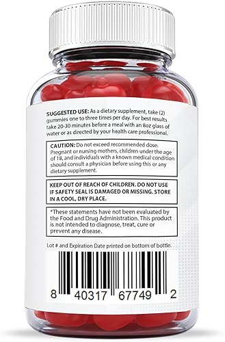 Miniatura 5 de X Slim Keto ACV Gummies Extreme Formula 2000 MG Xslim Vegano sin OGM con jugo de granada remolacha B12 120 gomitas