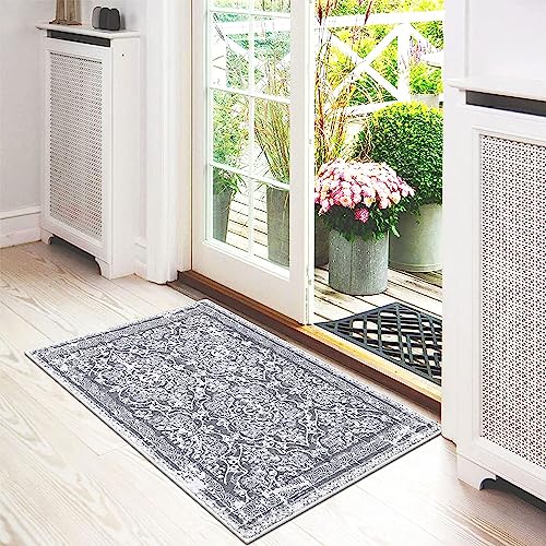 Enyhom Door Mats Indoor 60 x 90cm Low Profile-Dirt Trapper Barrier-Washable Front Door Mat - Image 3