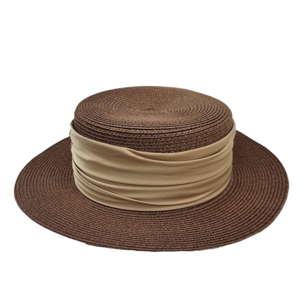 Chapeau de plage femme pliable et compact pour une haute protection solaire d'été