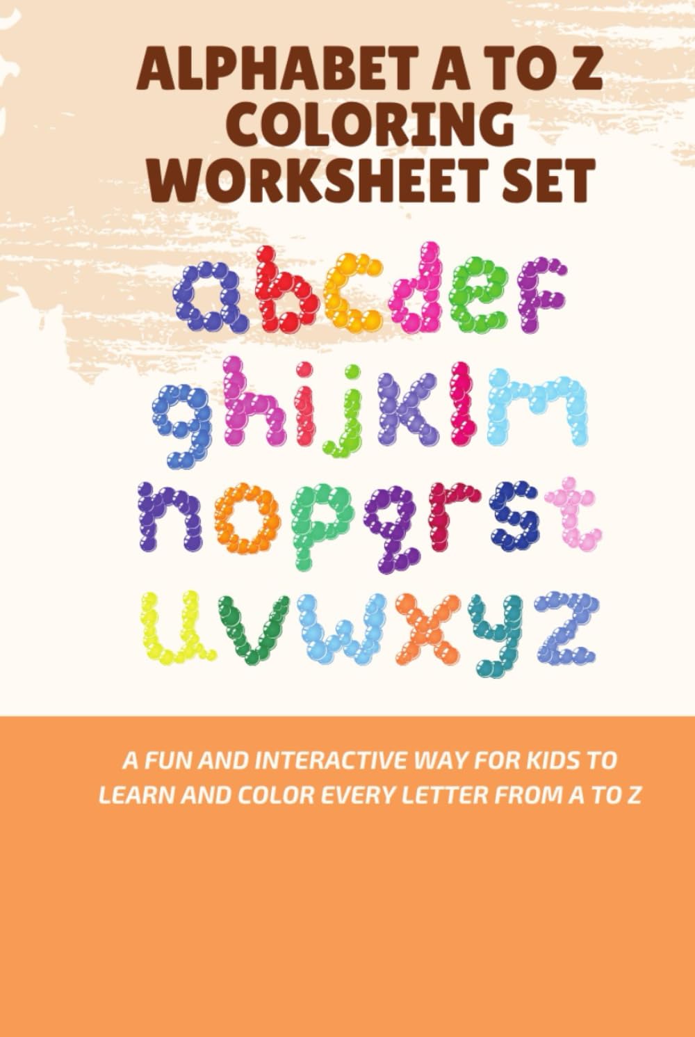 Alphabet A to Z Coloring Worksheet Set: A Fun and Interactive Way for Kids to Learn and Color Every Letter from A to Z